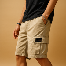 Men’s utility cargo shorts with multiple pockets, quick-drying and breathable design, ideal for outdoor adventures and everyday wear