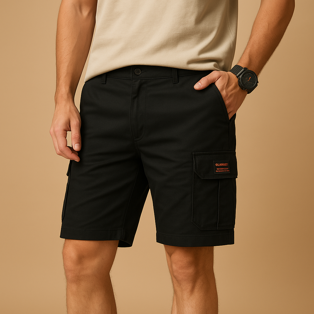 Men’s utility cargo shorts with multiple pockets, quick-drying and breathable design, ideal for outdoor adventures and everyday wear