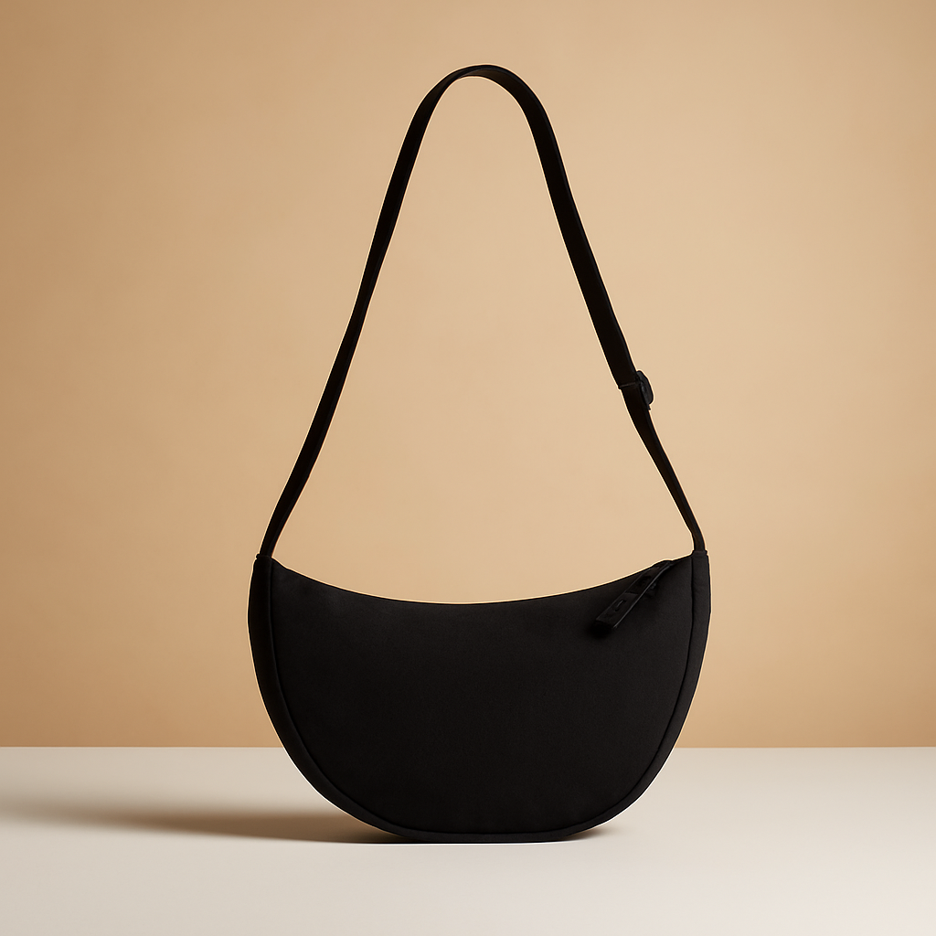 Anti-theft dumpling crossbody bag for women with ergonomic design, zippered closures, and secure strap for stylish daily wear and travel.