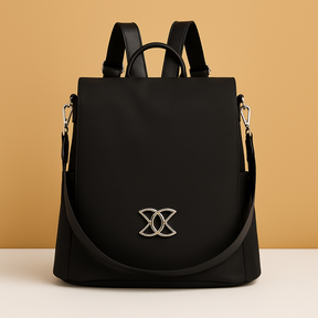 Women’s anti-theft backpack with hidden back zip, front and side pockets, ideal for daily commuting, travel, and stylish everyday use