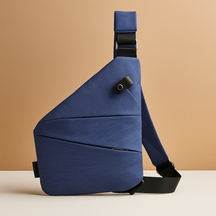 Women’s anti-theft shoulder bag with RFID-blocking, compartments for phone and iPad Mini, perfect for travel and daily use.