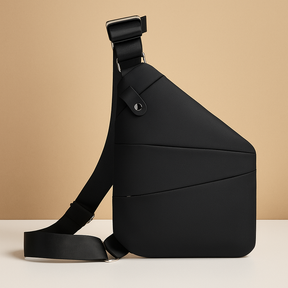 Women’s anti-theft shoulder bag with RFID-blocking, compartments for phone and iPad Mini, perfect for travel and daily use.