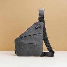 Women’s anti-theft shoulder bag with RFID-blocking, compartments for phone and iPad Mini, perfect for travel and daily use.