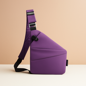 Women’s anti-theft shoulder bag with RFID-blocking, compartments for phone and iPad Mini, perfect for travel and daily use.