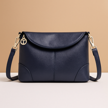 Anti-theft vegan leather crossbody bag for women with hidden back pocket, water-resistant finish, and versatile strap styling for secure daily wear.