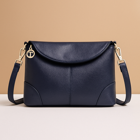 Anti-theft vegan leather crossbody bag for women with hidden back pocket, water-resistant finish, and versatile strap styling for secure daily wear.