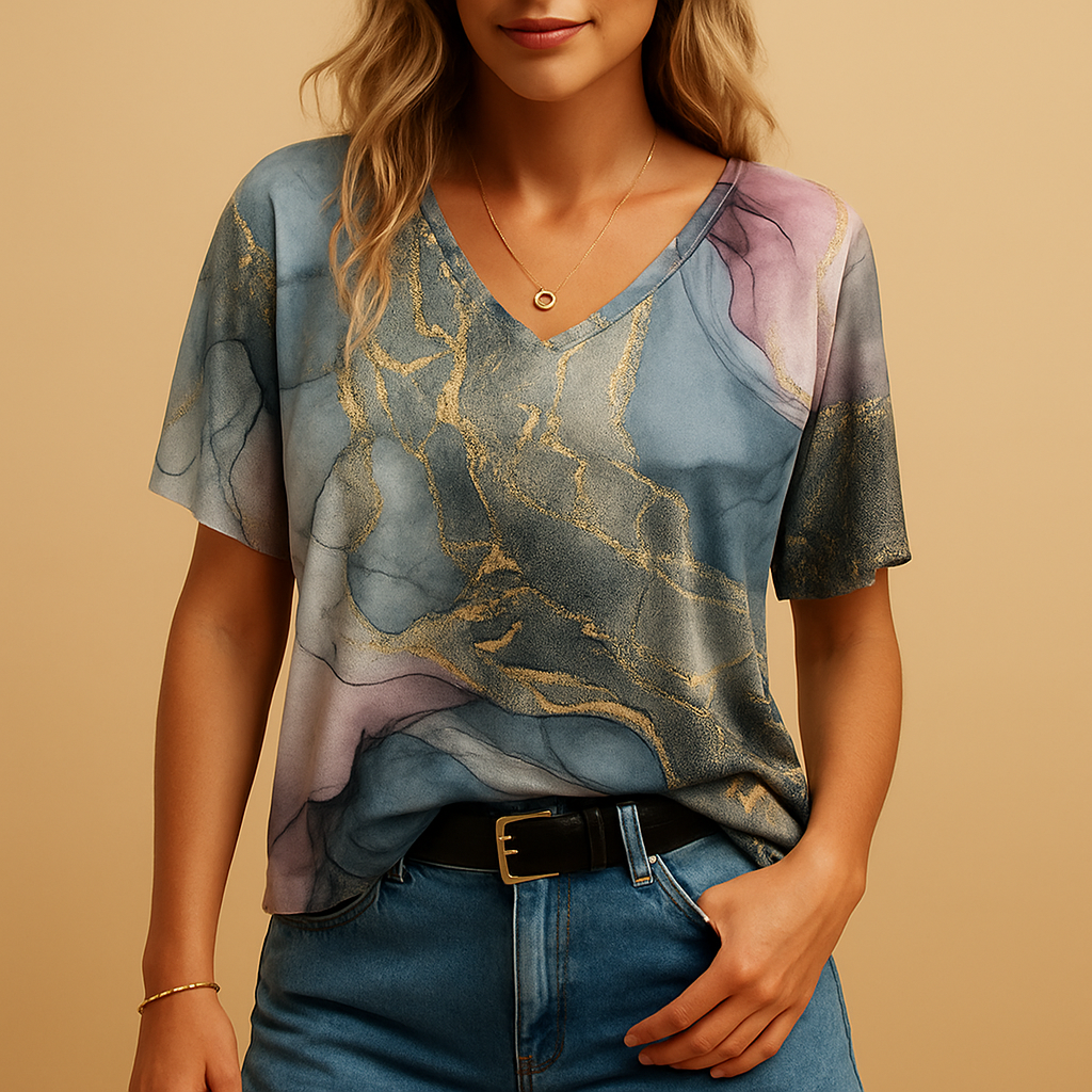 Boho summer blouse for women with flowy fit and elegant detailing, ideal for festivals and casual summer outfits.