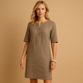 Casual chic dress for women with a flattering airy fit, ideal for daily wear, stylish outings, or relaxed weekend getaways.