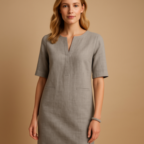 Casual chic dress for women with a flattering airy fit, ideal for daily wear, stylish outings, or relaxed weekend getaways.