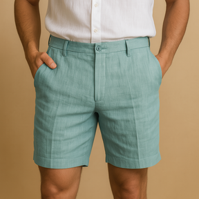 Men’s casual summer shorts with breathable fabric and elastic waistband, perfect for beach days, warm weather, and casual wear