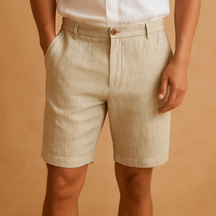 Men’s casual summer shorts with breathable fabric and elastic waistband, perfect for beach days, warm weather, and casual wear