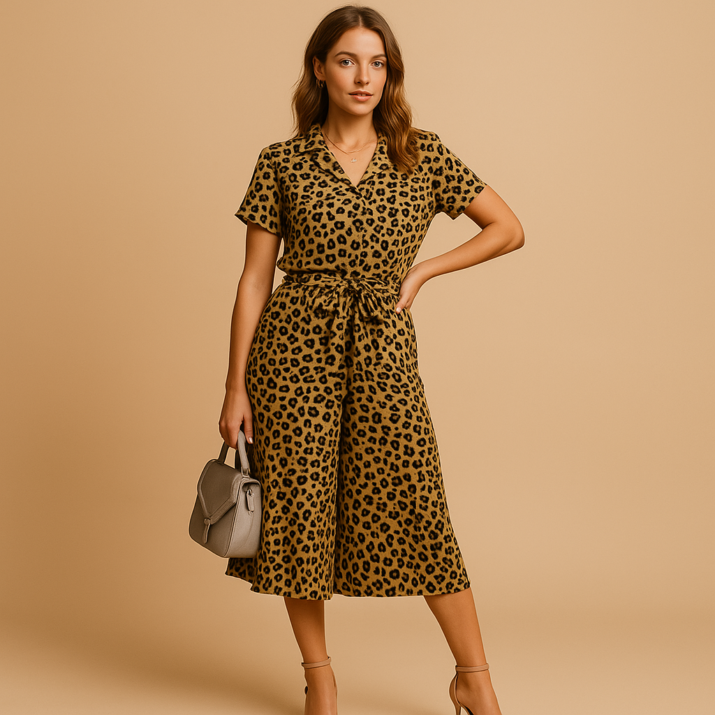 Elegant midi dress for women with short sleeves and flattering fit, perfect for formal events, office days, or stylish casual outings.