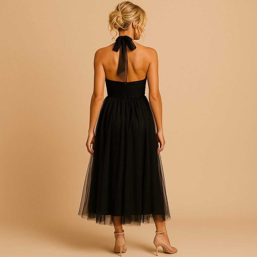 Elegant chic silhouette dress for women with a flattering fit, perfect for formal events, casual outings, and stylish everyday wear.
