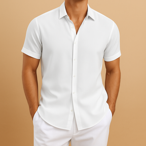 Men’s classic casual shirt with modern tailored fit in timeless colors, perfect for weekends and semi-formal wear.