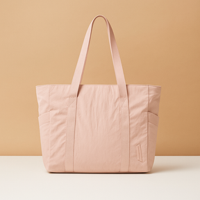 Stylish waterproof commuter tote bag for women with multiple compartments, perfect for work, gym, and daily essentials.