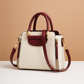 Contrast waterproof crossbody bag for women with detachable strap, spacious interior, and lightweight design—perfect for work, travel, and everyday wear.