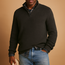 Men’s cotton winter sweater in timeless design, available in multiple colours and ideal for both casual and formal winter outfits.