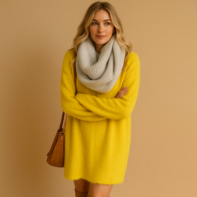Elegant flowing dress for women with flattering silhouette and soft draping fabric, ideal for work, daily wear, and special occasions.