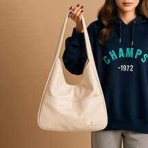Elegant leather shoulder bag for women with adjustable strap, structured silhouette, and spacious compartments—perfect for everyday elegance.