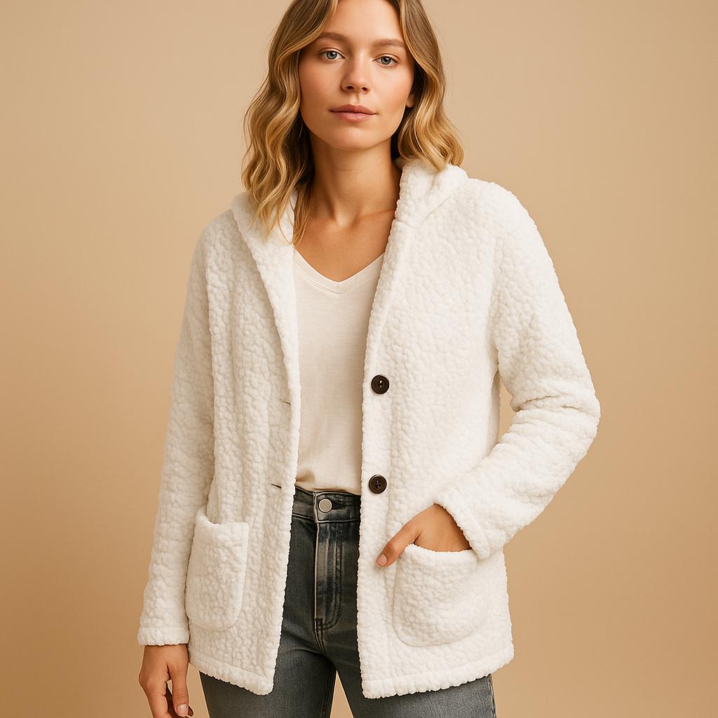 Elegant lightweight jacket for women in soft material, perfect for everyday wear during summer and autumn.