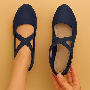 Clara elegant wedge heels with supportive wedge heel, lightweight design, and decorative studs, perfect for day or evening occasions.