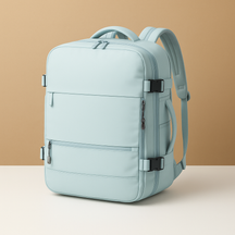 TSA-approved expandable travel backpack for women featuring a USB-charging port, luggage-style opening, and ergonomic cushioned back for comfortable journeys.