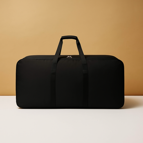 Expandable travel duffel bag for women with wheels, lightweight design, and large capacity for hassle-free travel and organised packing.