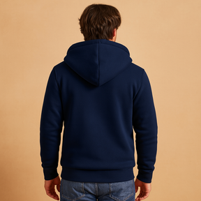 Men’s fleece sweater with luxurious fur lining, timeless design, and soft warm fabric for casual and semi-formal winter outfits.