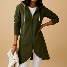 Casual knitted zip vest for women in beige and black, perfect for stylish layering in any season.