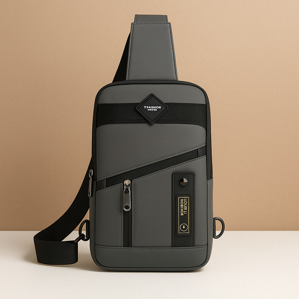 Men’s large anti-theft messenger bag with waterproof compartments, Oxford fabric, and adjustable strap—perfect for professional and daily use