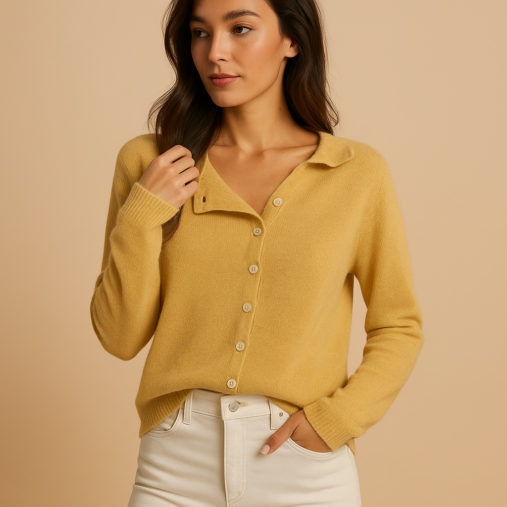 Women’s lightweight round neck sweater in solid color with long sleeves, perfect for layering or standalone everyday wear.