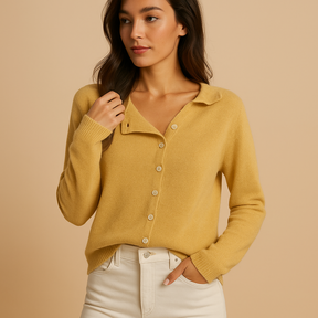 Women’s lightweight round neck sweater in solid color with long sleeves, perfect for layering or standalone everyday wear.
