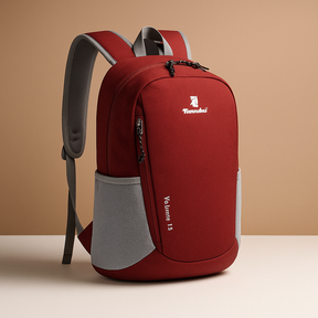 Lightweight waterproof backpack for women with 20-litre capacity, ergonomic straps, and foldable design for travel, hiking, or daily adventures.