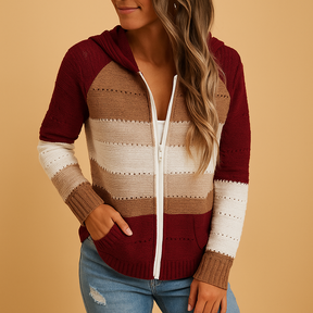 Lightweight V-neck sweater for women with a relaxed fit, breathable knit, and all-season comfort, ideal for layering or standalone wear.