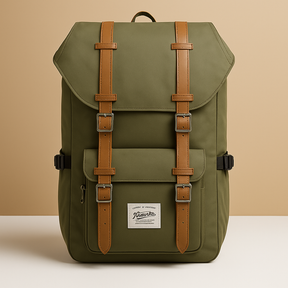 Outdoor travel backpack for adults with 30L capacity featuring padded laptop sleeve, multiple compartments, lightweight design, and adjustable padded straps for versatile adventures.