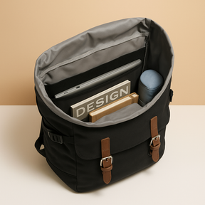 Outdoor travel backpack for adults with 30L capacity featuring padded laptop sleeve, multiple compartments, lightweight design, and adjustable padded straps for versatile adventures.