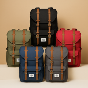 Outdoor travel backpack for adults with 30L capacity featuring padded laptop sleeve, multiple compartments, lightweight design, and adjustable padded straps for versatile adventures.