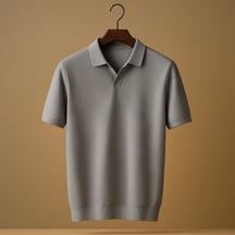 Men’s slim fit polo shirt with button collar, versatile design, and timeless colours, perfect for casual, office, or semi-formal wear.