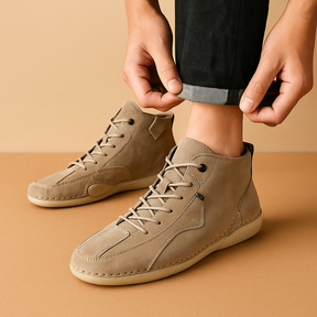 Men’s breathable slip-on shoes with elastic fit, low-cut profile, and lightweight design, perfect for summer wear and casual outings.