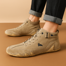 Men’s breathable slip-on shoes with elastic fit, low-cut profile, and lightweight design, perfect for summer wear and casual outings.