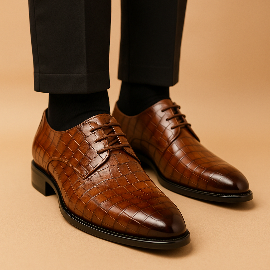 Men’s stylish versatile shoes with soft lining and timeless design, perfect for work, events, and casual wear.