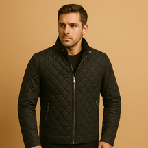 Men’s stylish winter coat with timeless design, high-quality insulation, and elegant fit, available in blue, black, and green for casual or formal use.