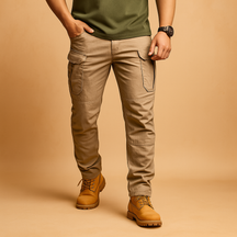Men’s tactical cargo pants with military-inspired design, multiple pockets, and a lightweight fit, ideal for outdoor, survival, and daily use.