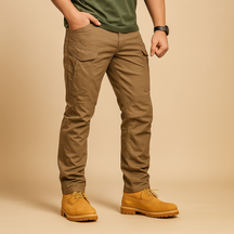 Men’s tactical cargo pants with military-inspired design, multiple pockets, and a lightweight fit, ideal for outdoor, survival, and daily use.