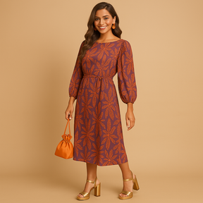 Elegant dress for women with a timeless, flattering silhouette, ideal for formal events, stylish outings, and seasonal wardrobe essentials.