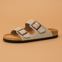 Vintage Arizona-style sandals for women in brown, sand, and black with adjustable straps and sturdy sole, perfect for daily wear and summer walks.